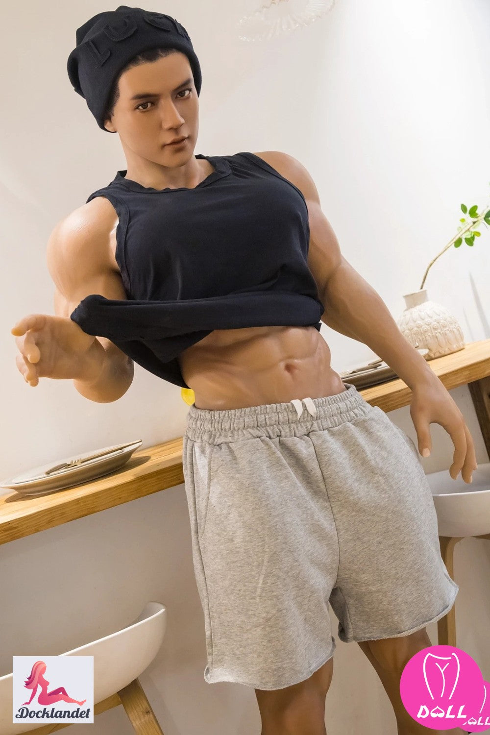 Richard Male Sex Doll (YJL Doll 180 cm MD012 silikonas)