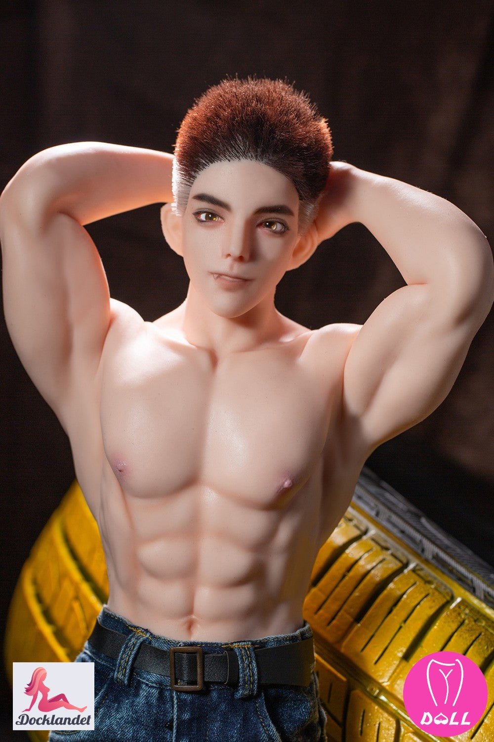Džordžo vyriška sekso lėlė (YJL Doll 62 cm MD017 silikonas)