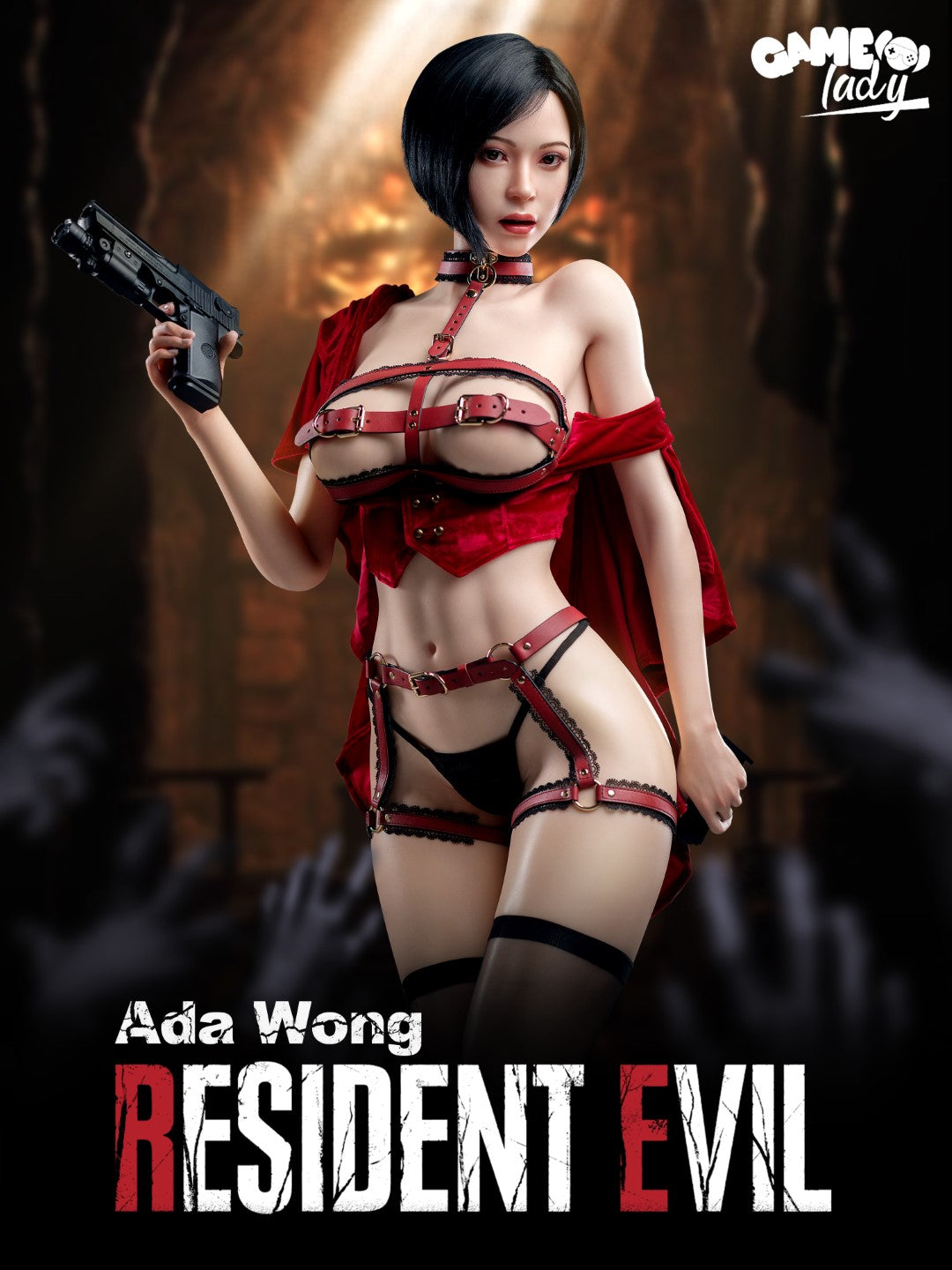 Ada Wong Sex Doll (Game Lady 171 cm G-Cup Nr. 21 silikonas)