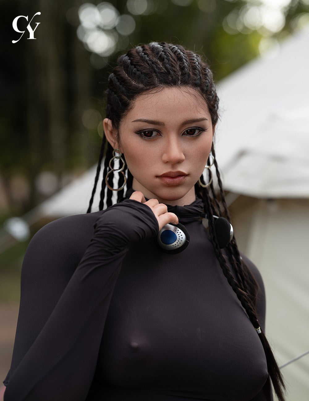 Amber sekso lėlė (TOP CYDOLL 170 cm D puodelis TPE + silikonas)