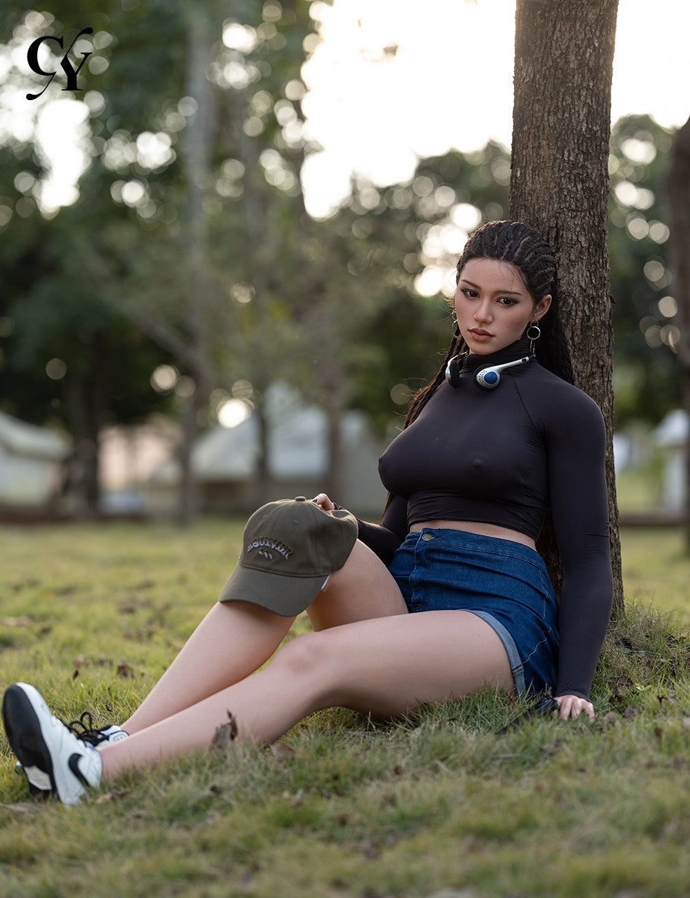 Amber sekso lėlė (TOP CYDOLL 170 cm D puodelis TPE + silikonas)