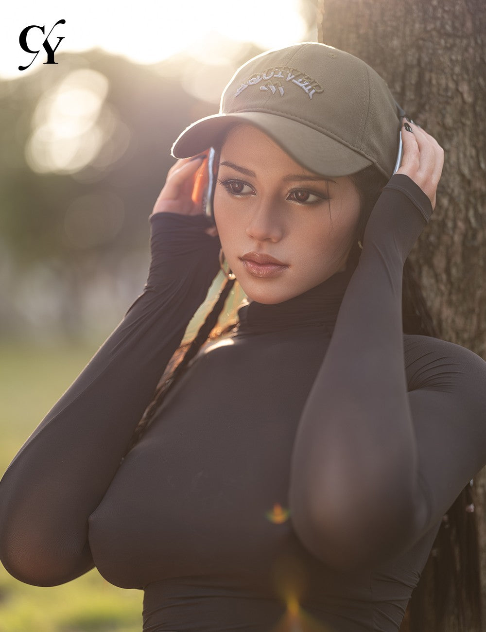 Amber sekso lėlė (TOP CYDOLL 170 cm D puodelis TPE + silikonas)