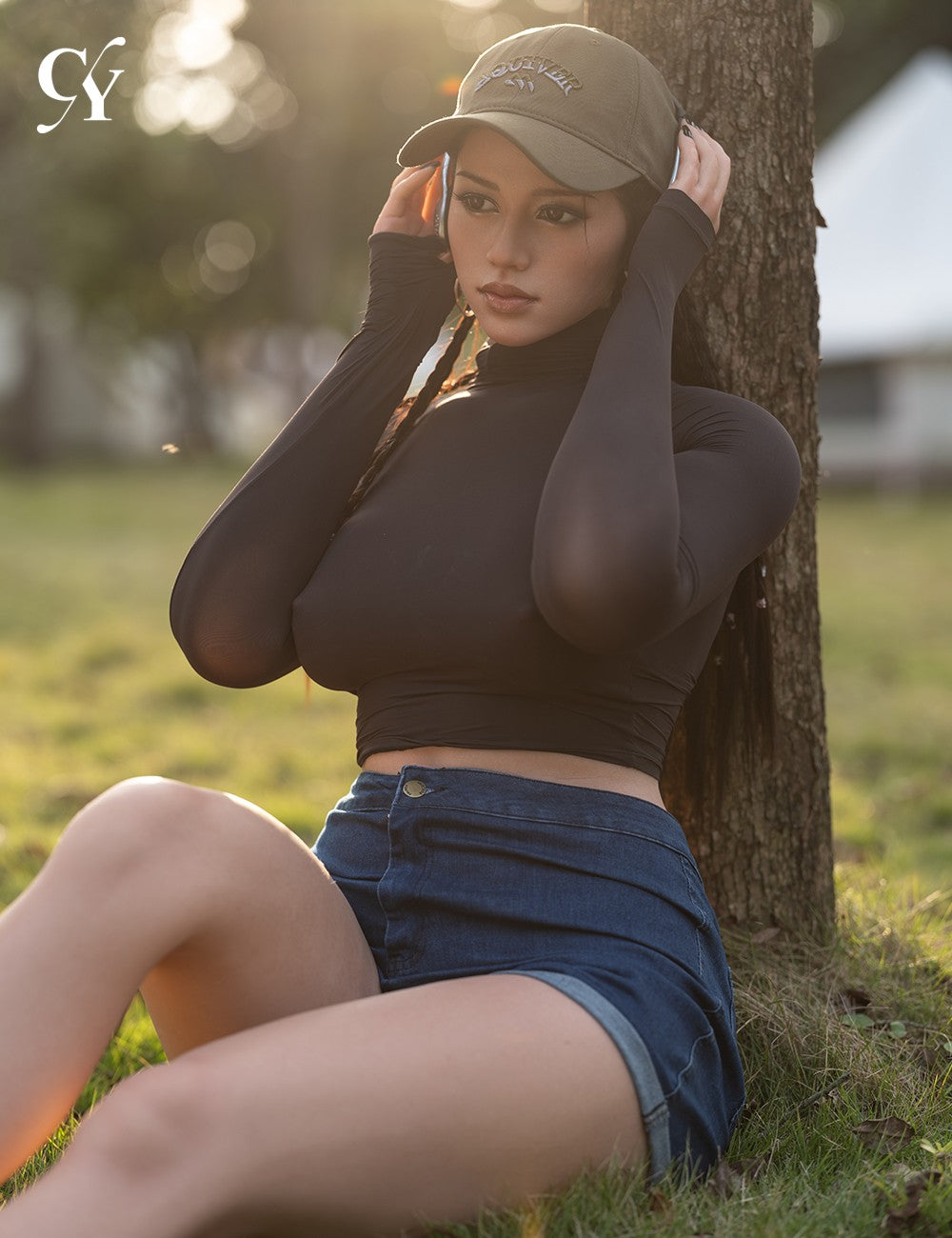 Amber sekso lėlė (TOP CYDOLL 170 cm D puodelis TPE + silikonas)