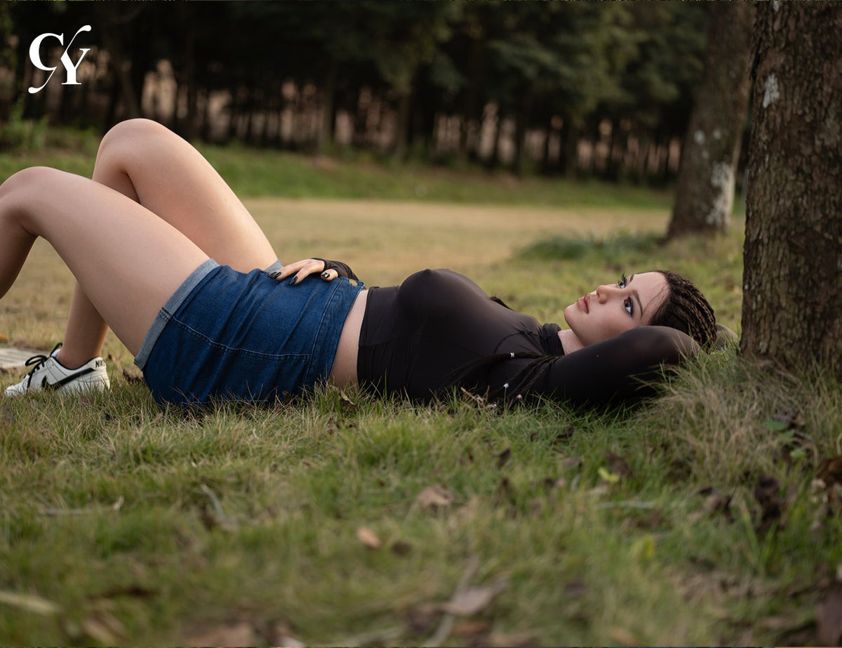 Amber sekso lėlė (TOP CYDOLL 170 cm D puodelis TPE + silikonas)