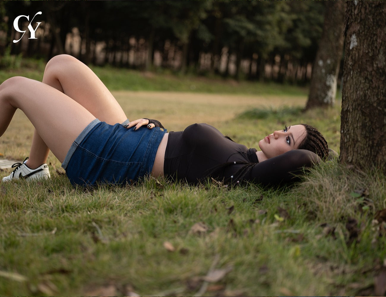Amber sekso lėlė (TOP CYDOLL 170 cm D puodelis TPE + silikonas)