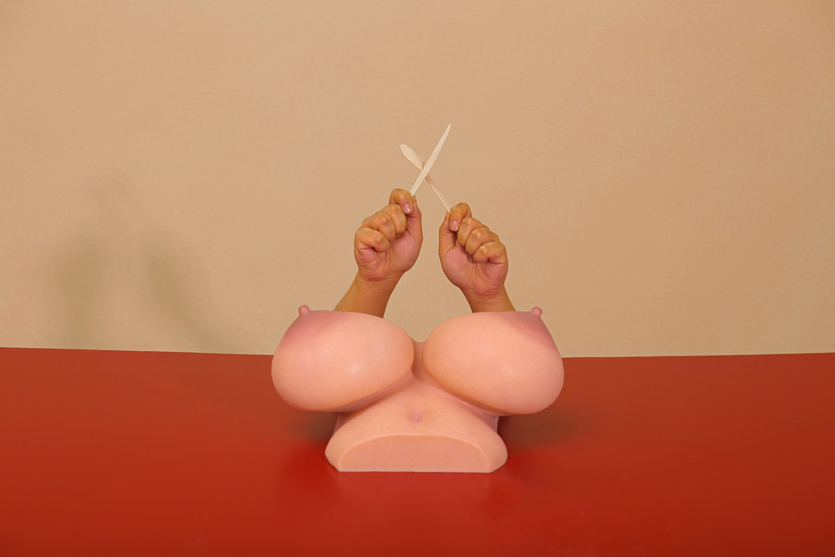 Sekso lėlė su krūtine (XL) liemuo (Climax Doll Pro G Cup silikoninis)