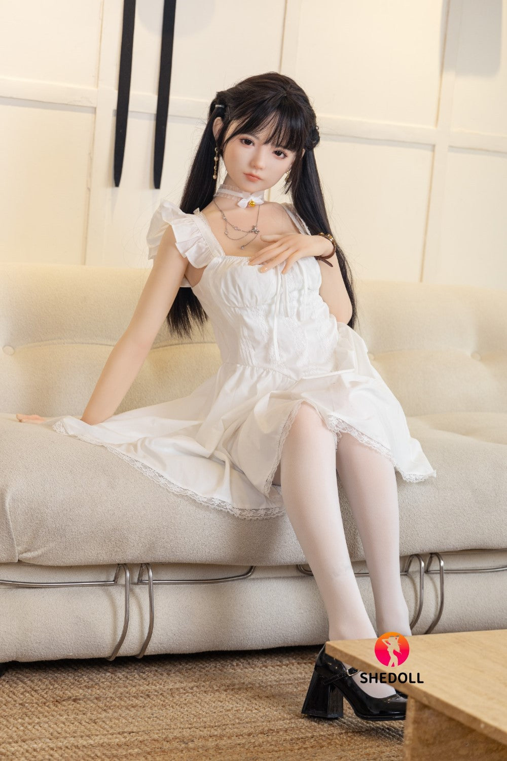 Sekso lėlė Freya (SHEDOLL 156 cm E-puodelis #SH060 2.0 TPE + silikonas)