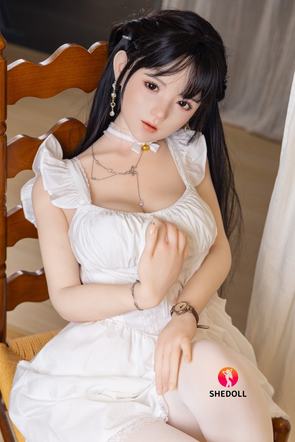 Sekso lėlė Freya (SHEDOLL 156 cm E-puodelis #SH060 2.0 TPE + silikonas)