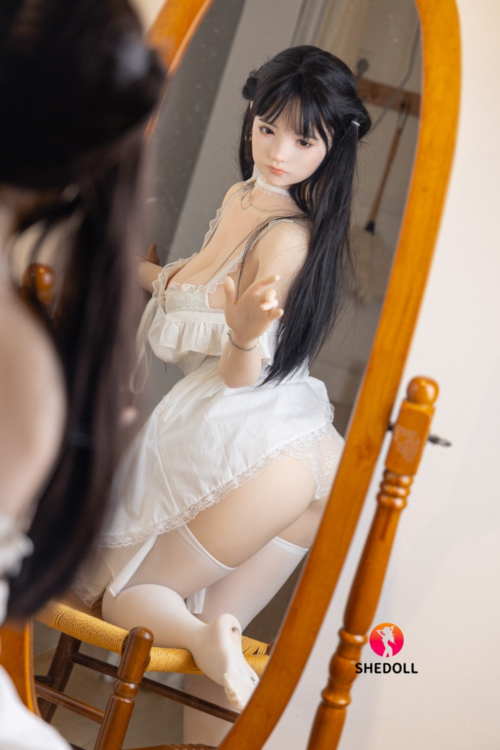 Sekso lėlė Freya (SHEDOLL 156 cm E-puodelis #SH060 2.0 TPE + silikonas)