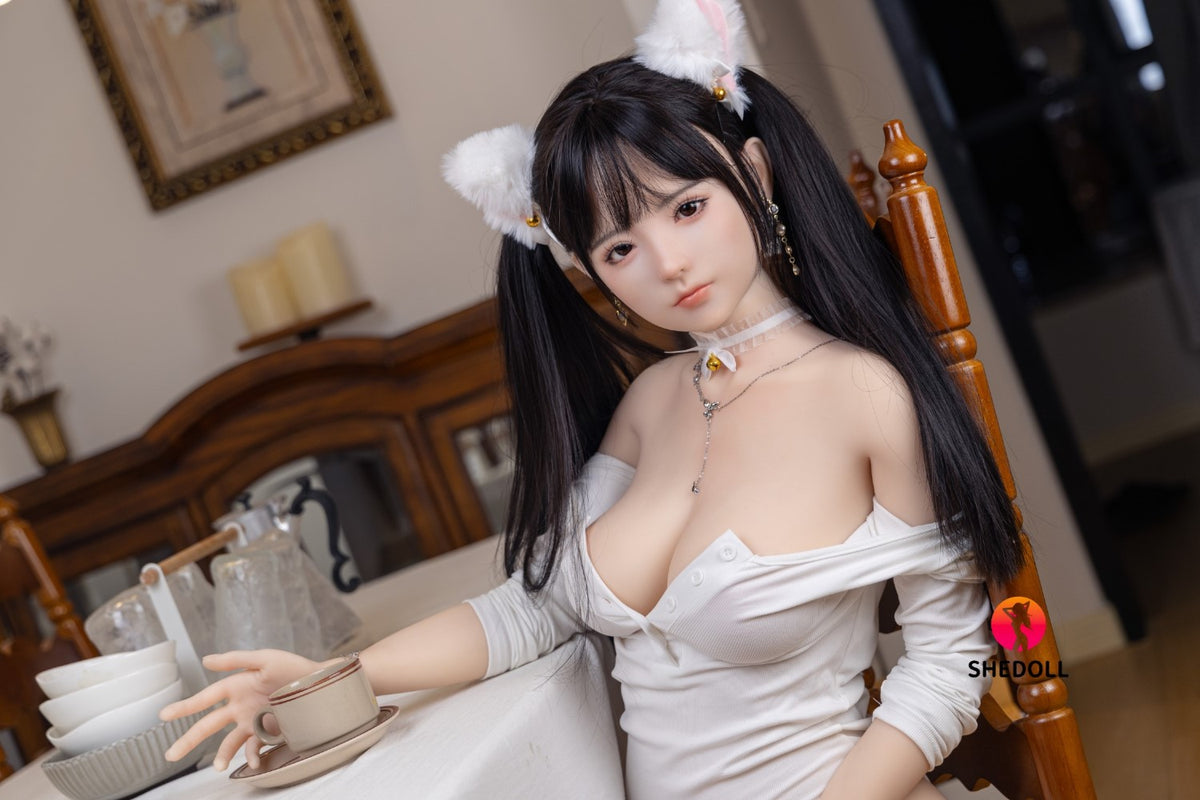 Sekso lėlė Freya (SHEDOLL 156 cm E-puodelis #SH060 2.0 TPE + silikonas)