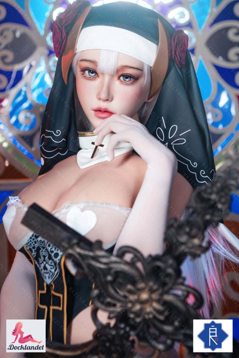 Sekso lėlė Nymphaea (Bezlya Doll 155 cm E-puodelis 2,2CF silikonas)