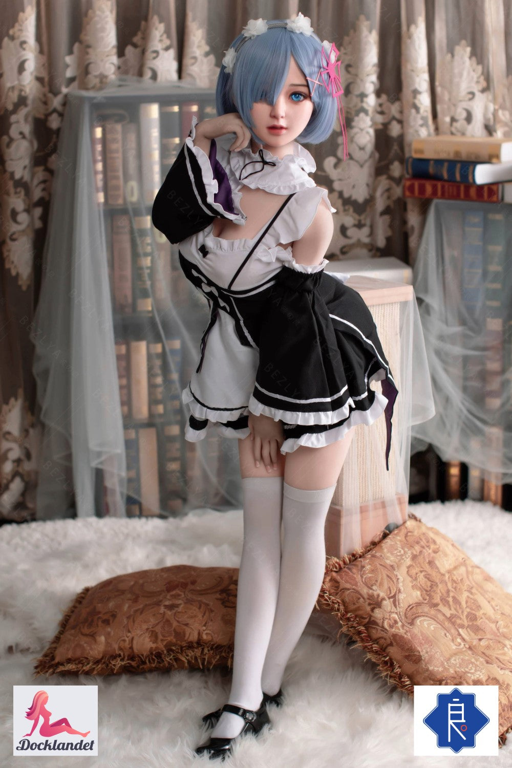 Rem Sex Doll (Bezlya Doll 149 cm D puodelis TPE + silikonas)