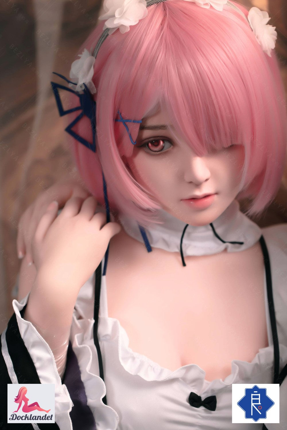 Sekso lėlės rėmelis (Bezlya Doll 149 cm D puodelis TPE + silikonas)
