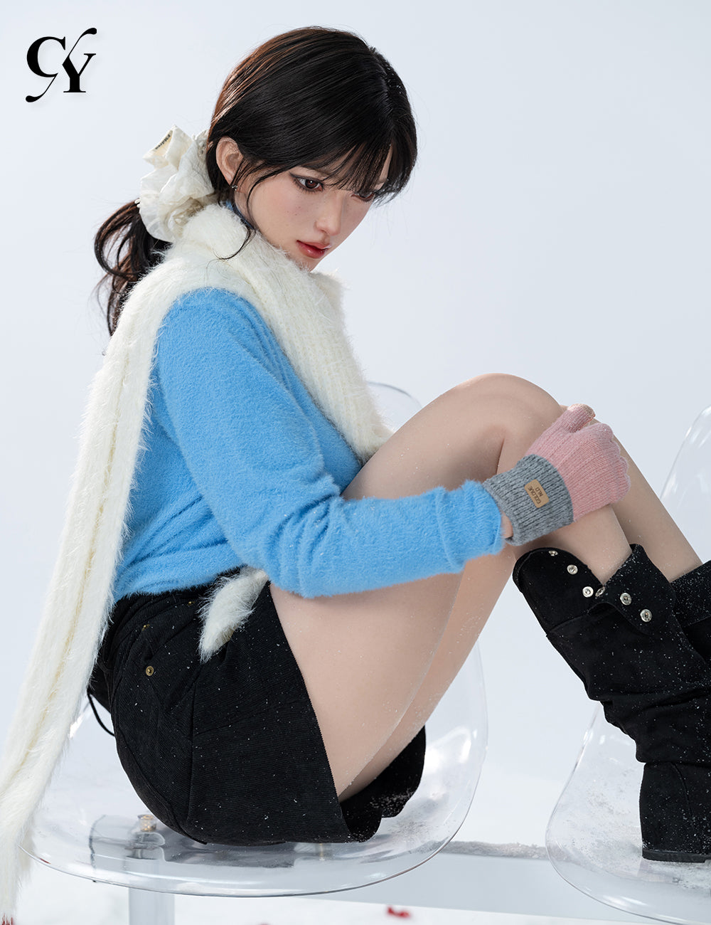Sekso lėlė Bingbing (TOP CYDOLL 168 cm F-puodelis TPE + silikonas)