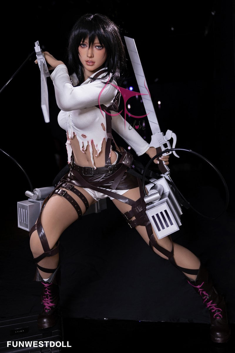 Sekso lėlė Mikasa Chloe (FunWest Doll 159 cm A puodelis #035 TPE)