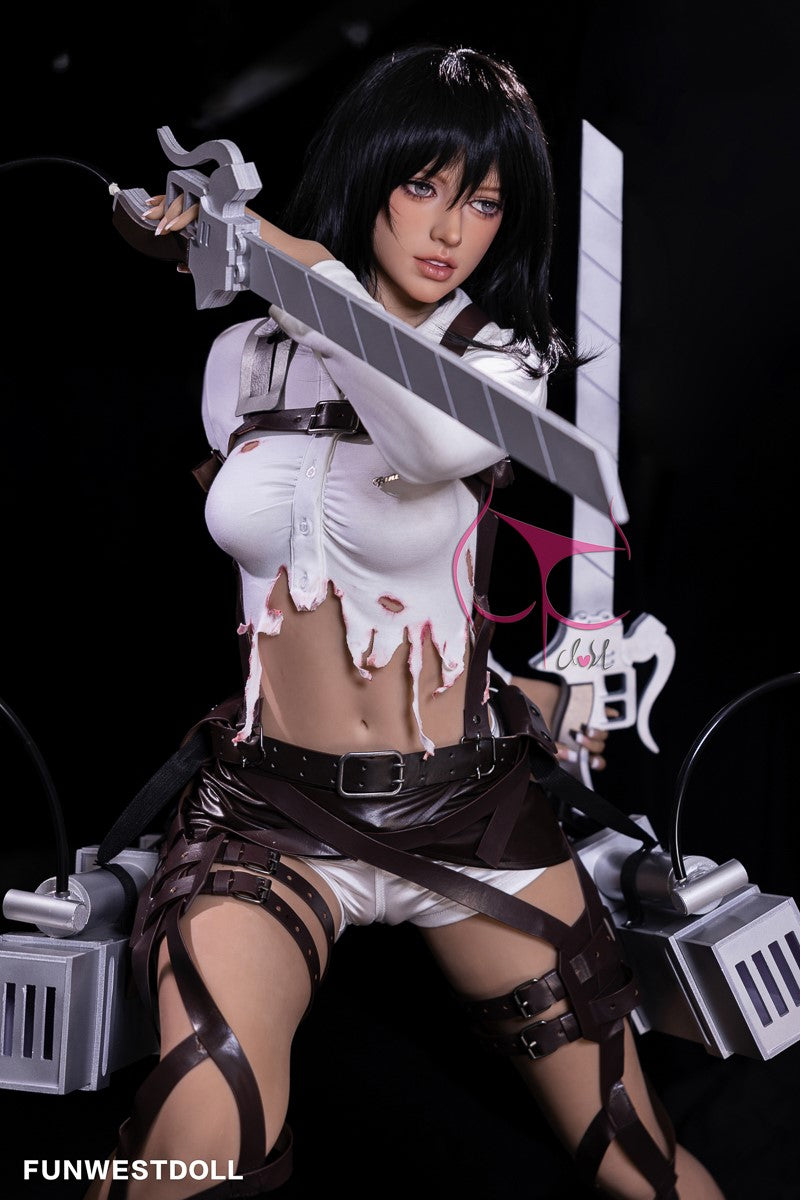 Sekso lėlė Mikasa Chloe (FunWest Doll 159 cm A puodelis #035 TPE)