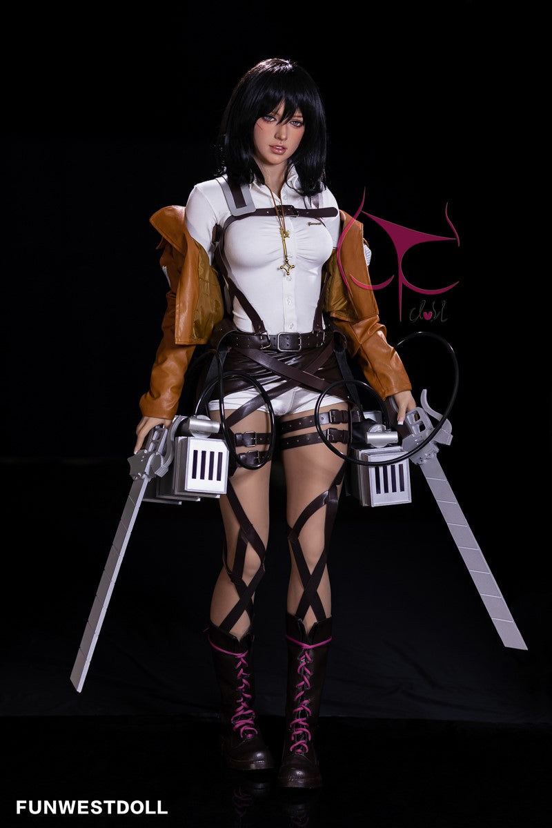 Sekso lėlė Mikasa Chloe (FunWest Doll 159 cm A puodelis #035 TPE)