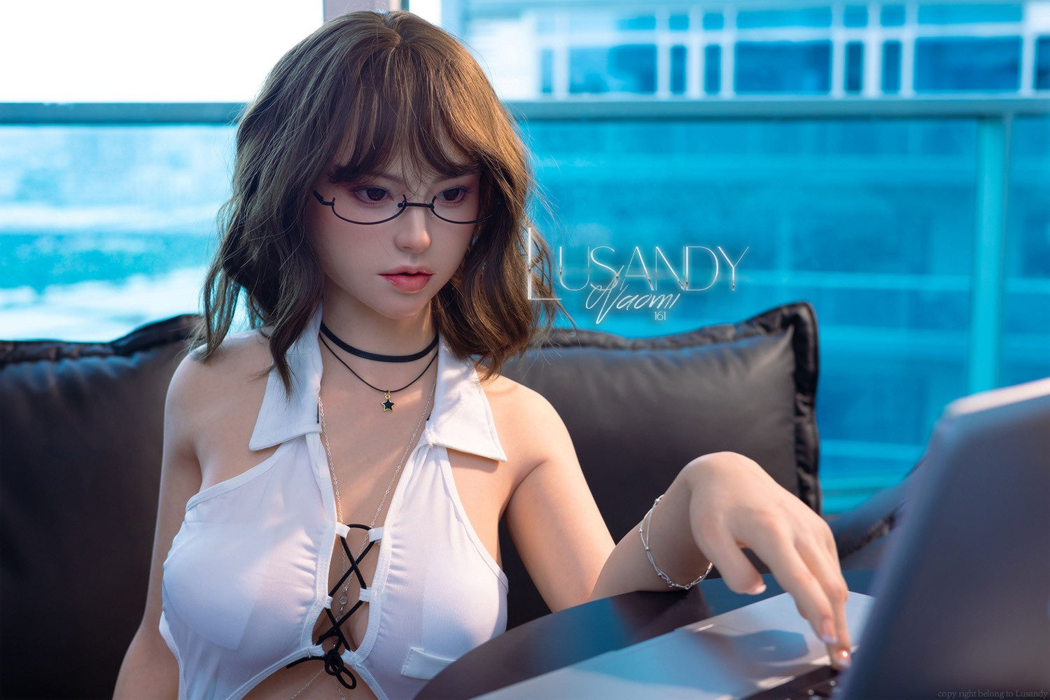 Naomi Sex Doll (Lusandy Doll 161 cm D-puodelis silikoninis)
