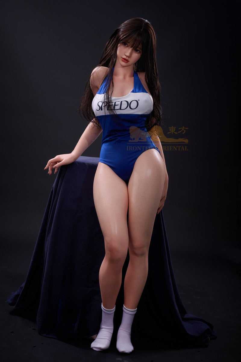 Evie Sex Doll (Irontech Doll 161 cm F-Cup T4 silikoninis)