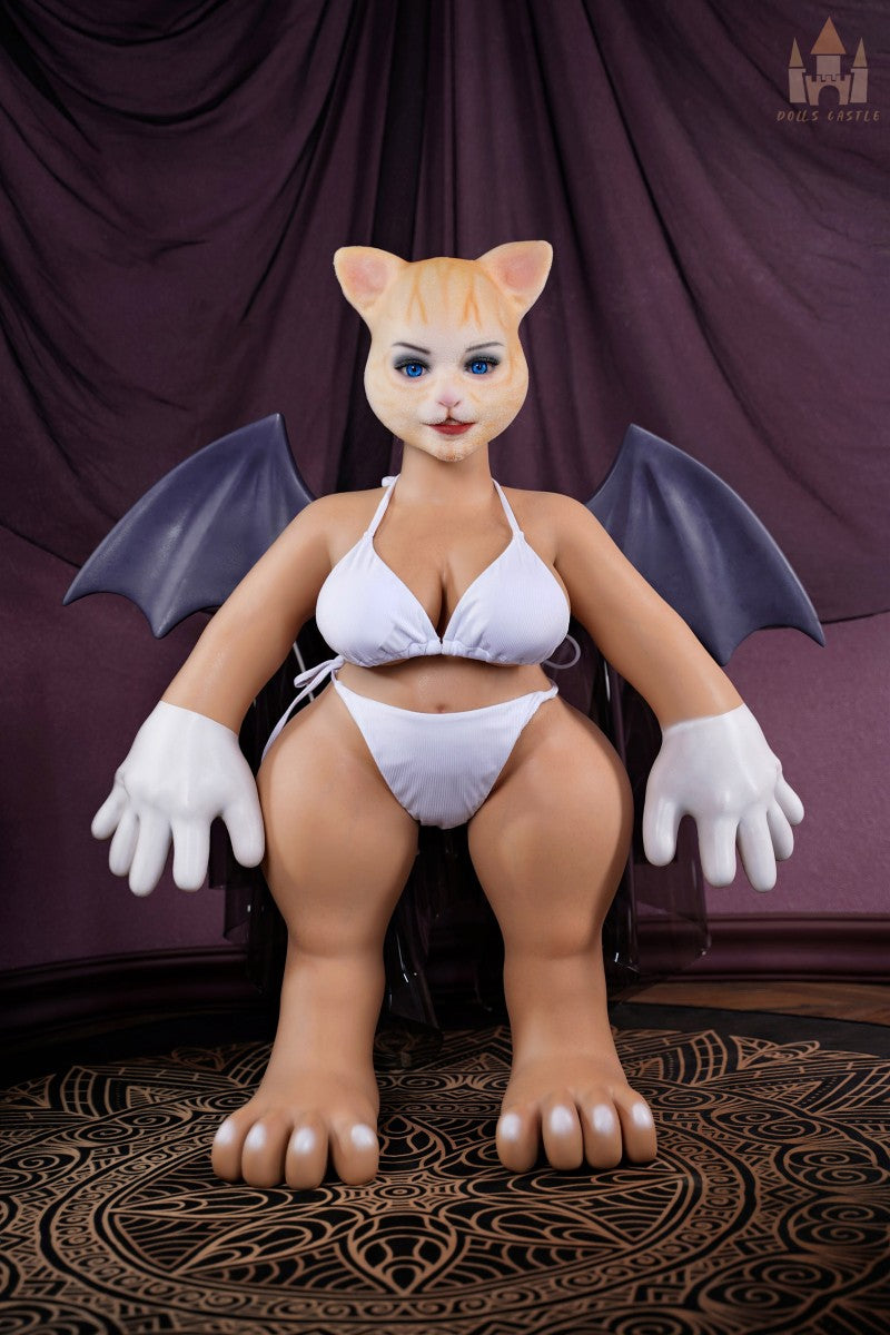 Cattie Sex Doll (Dolls Castle 100 cm D-Cup #SZ2 silikonas)