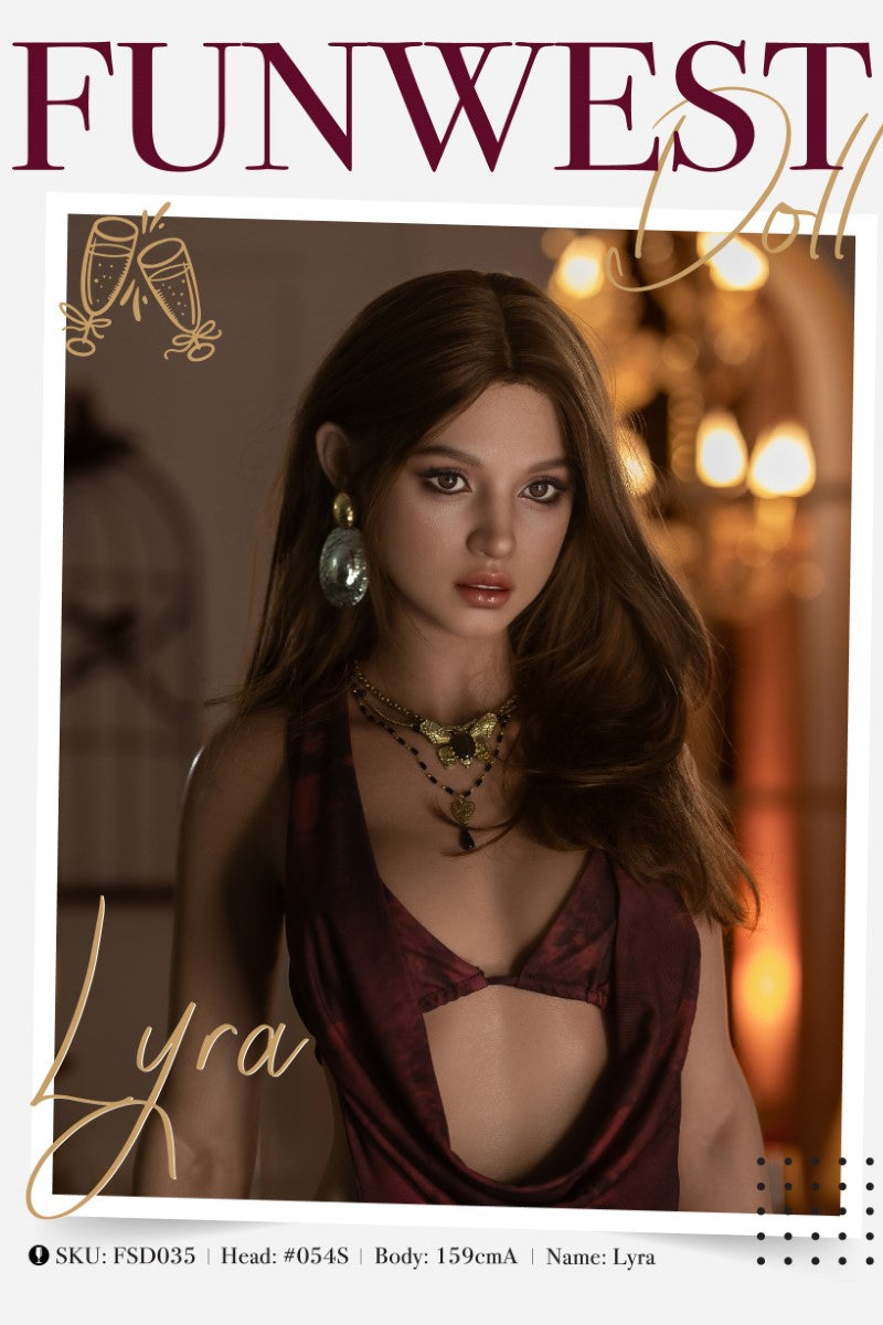 Lyra sekso lėlė (FunWest Doll 159 cm A-taurė #054S RST silikonas)
