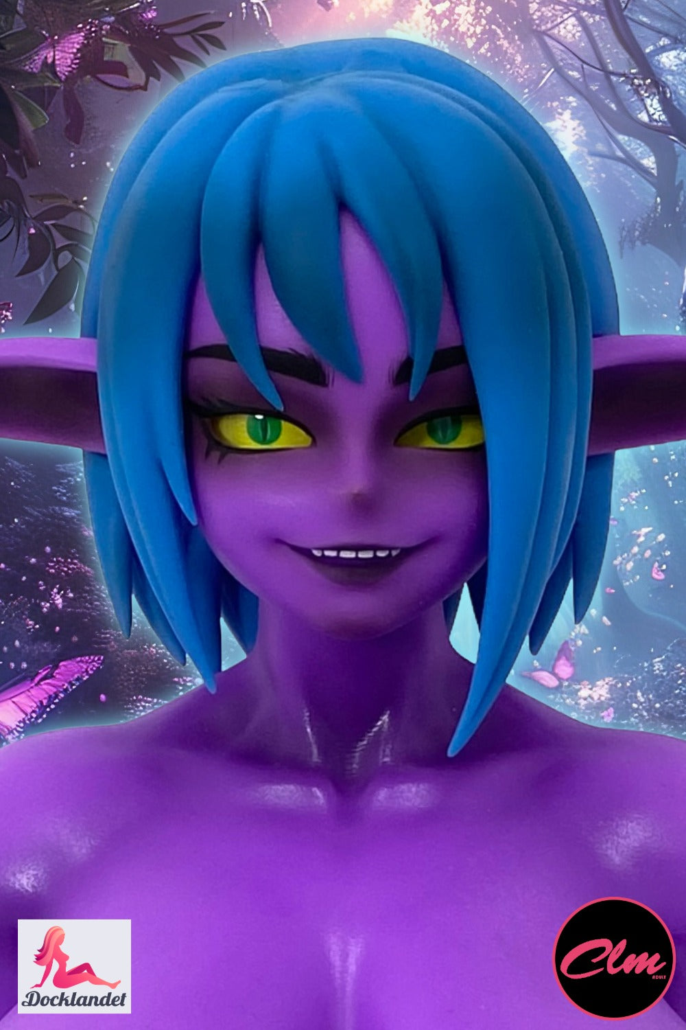Zarga Night Elf Sex Doll (Climax Doll Mini 70 cm V formos puodelis, silikonas)