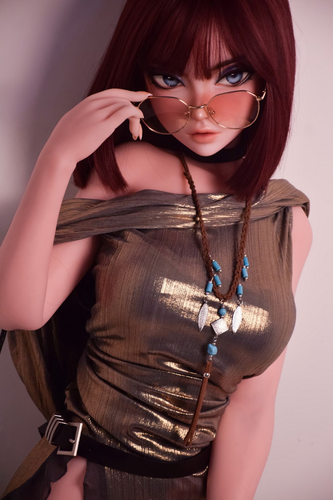 Camille Baker sekso lėlė (Elsa Babe 148 cm DHR011 silikonas)