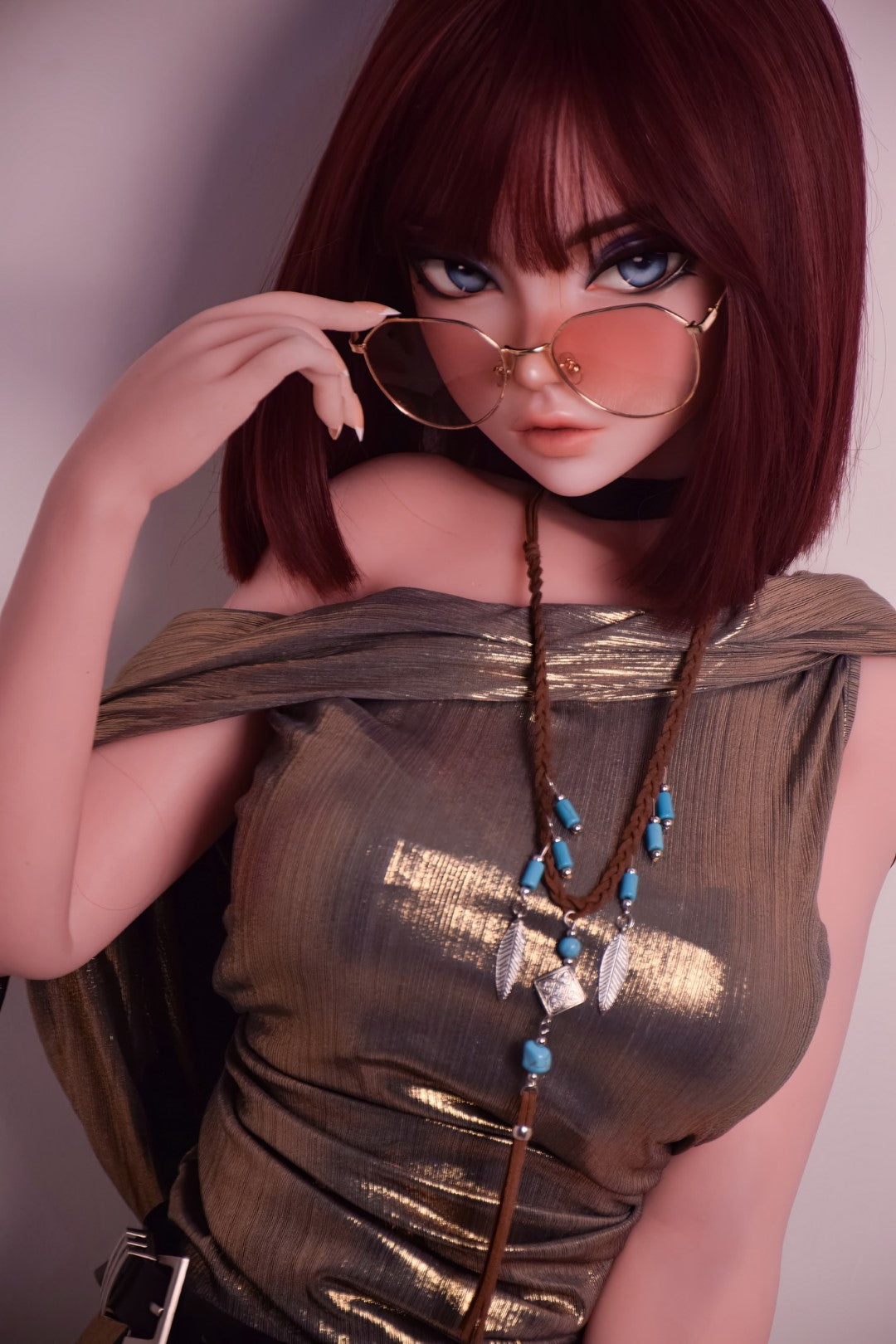 Camille Baker sekso lėlė (Elsa Babe 148 cm DHR011 silikonas)