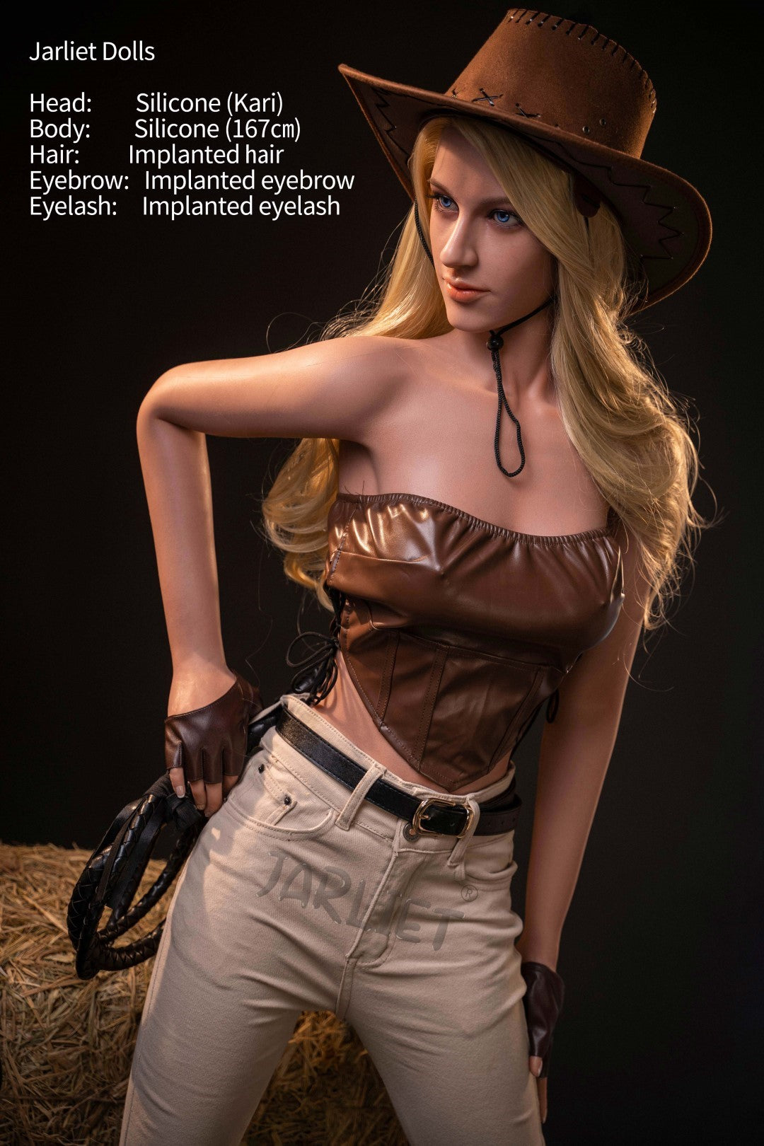 Kari Sex Doll (Jarliet 167 cm B puodelio silikonas)