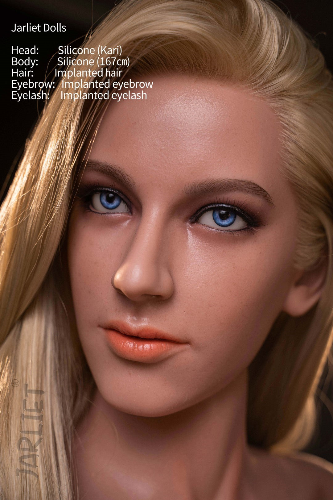 Kari Sex Doll (Jarliet 167 cm B puodelio silikonas)