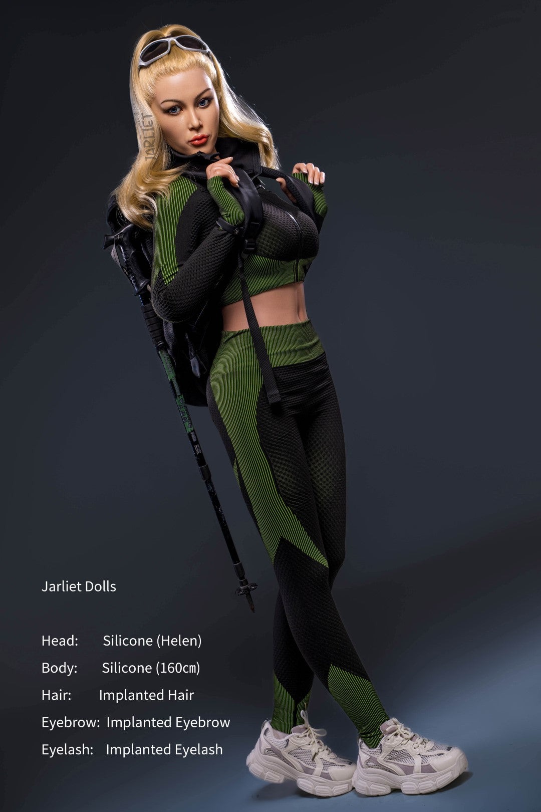 Sekso lėlė Helena (Jarliet 160 cm C-Cup silikoninis)