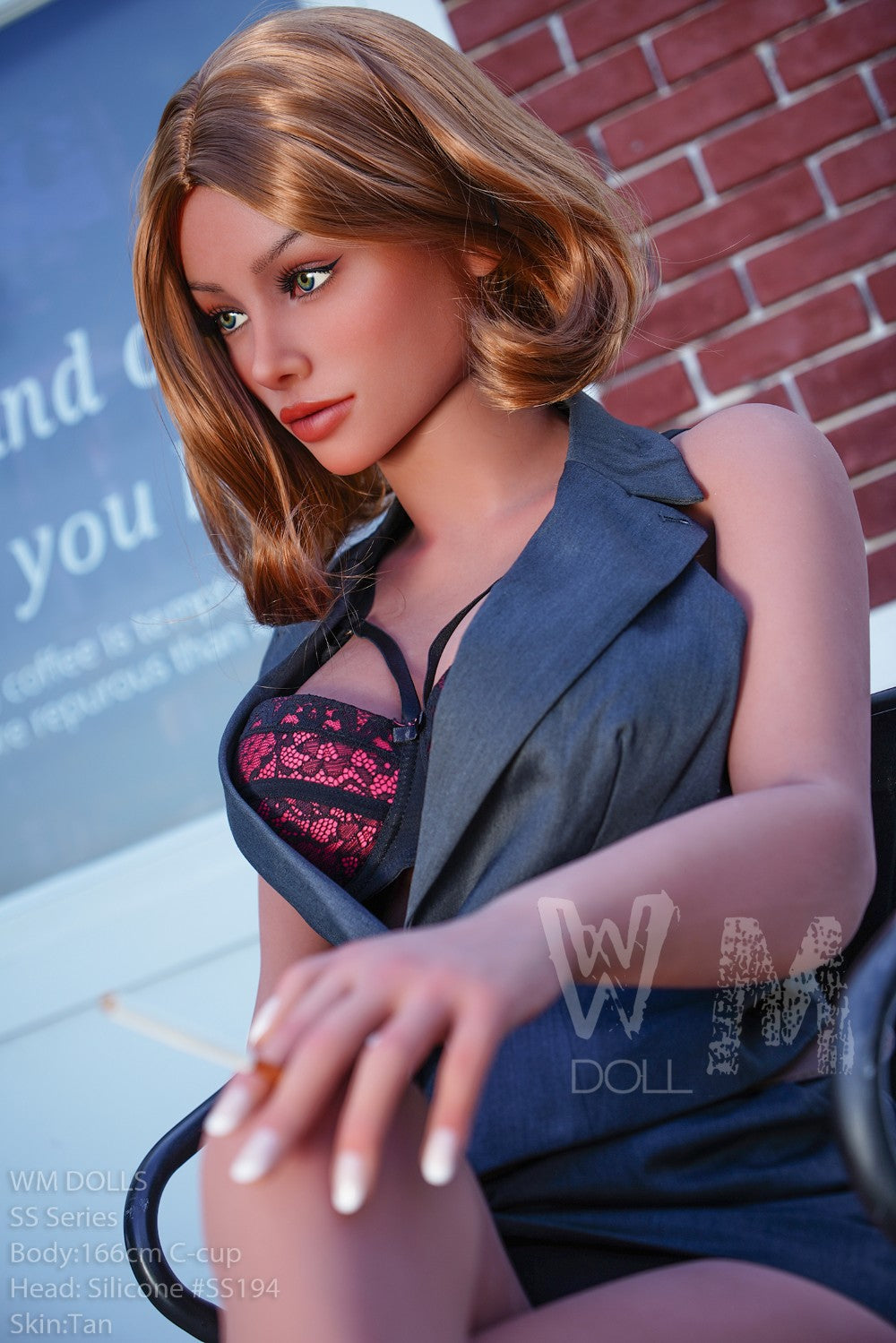 Annie Sex Doll (WM-Doll 166 cm C puodelis # SS194 TPE + silikonas)