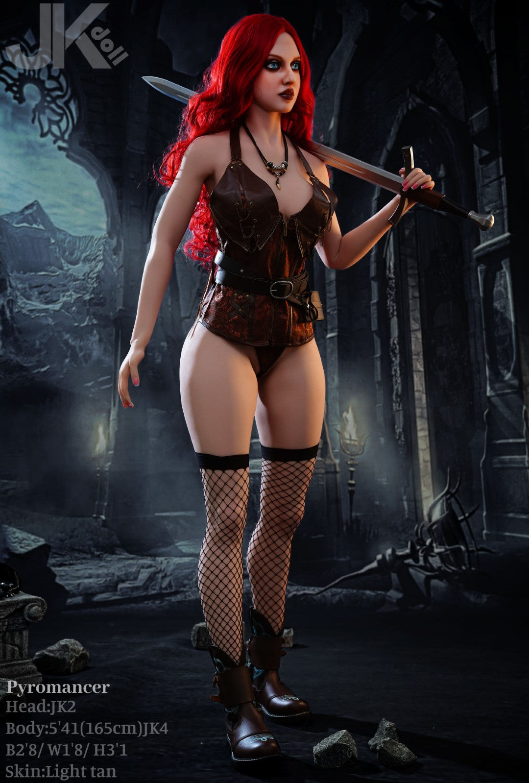 Pyromancer Sex Doll (JK-Doll 165 cm D-Cup JK2 TPE)