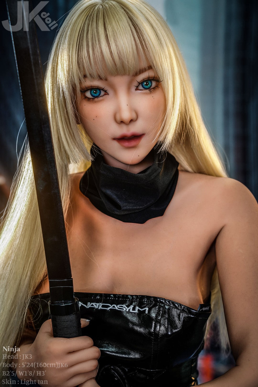 Sekso lėlė nindzė (JK-Doll 160 cm D-Cup JK3 TPE)