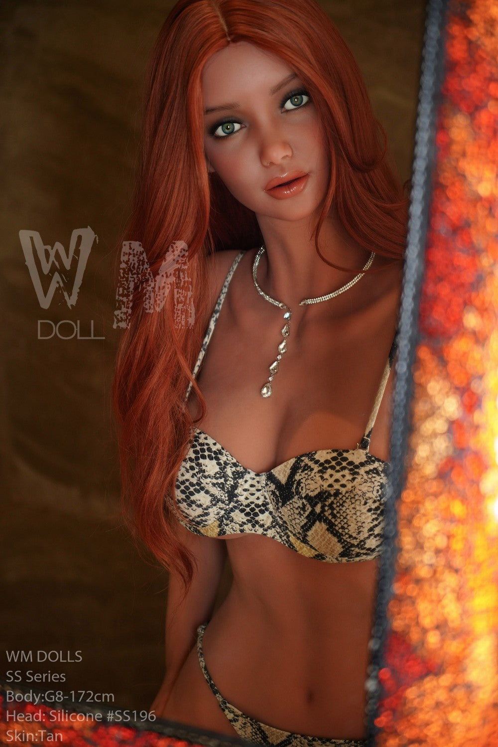 Sekso lėlė Rebecka (WM-Doll 172 cm D puodelis # SS196 TPE + silikonas)