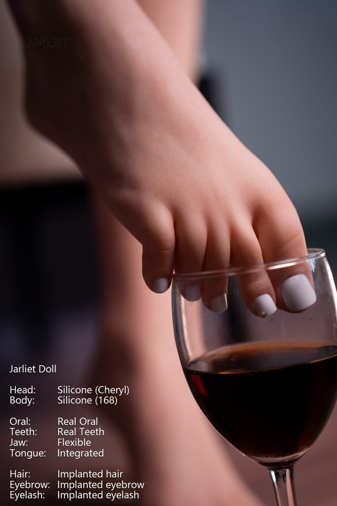 Sekso lėlė Cheryl (Jarliet 168 cm D-Cup silikoninis)
