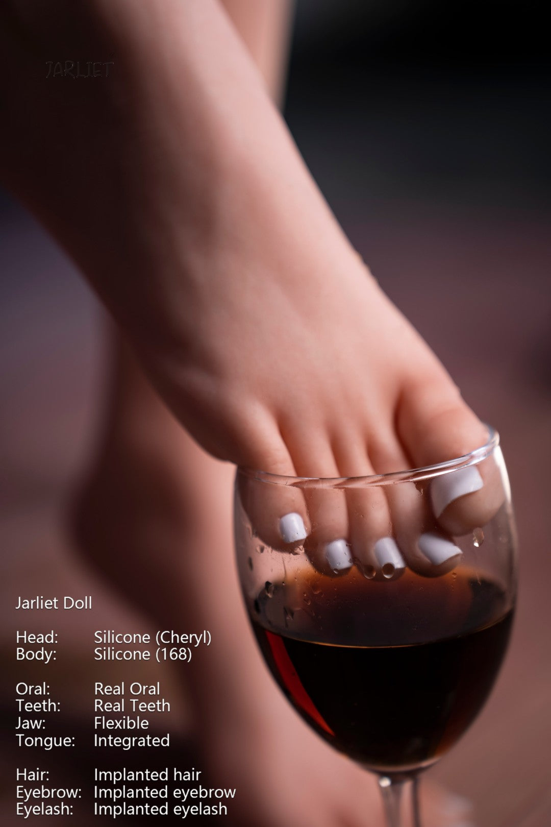 Sekso lėlė Cheryl (Jarliet 168 cm D-Cup silikoninis)