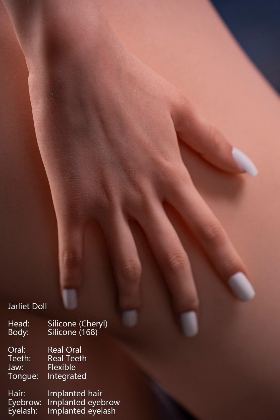 Sekso lėlė Cheryl (Jarliet 168 cm D-Cup silikoninis)