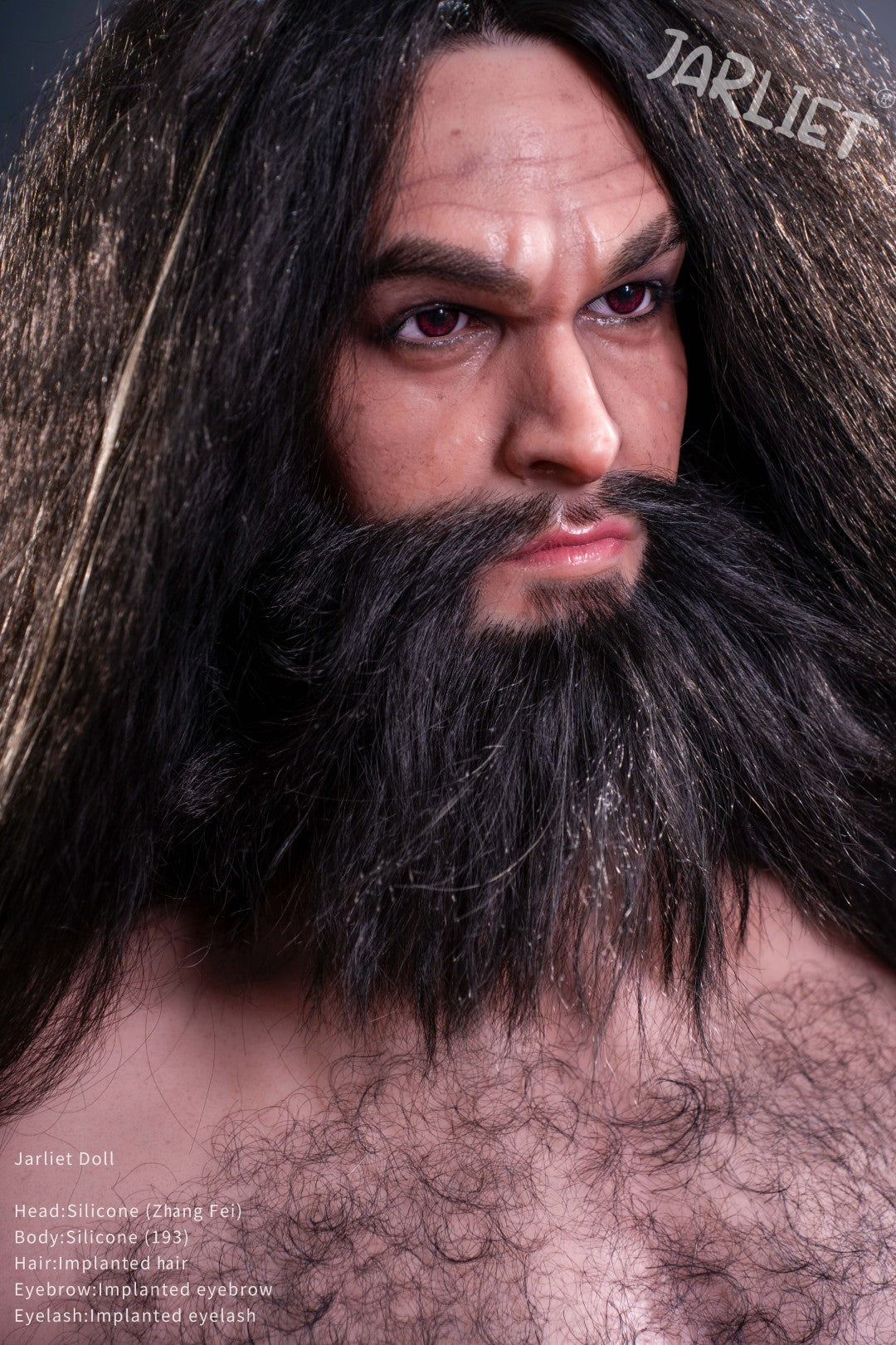 Vyriška sekso lėlė Zhang Fei (Jarliet 193cm silikoninis)