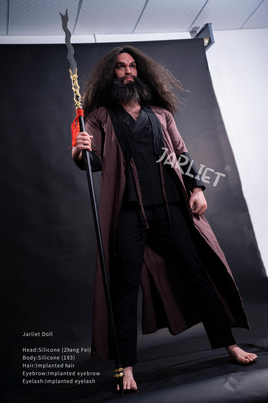 Vyriška sekso lėlė Zhang Fei (Jarliet 193cm silikoninis)