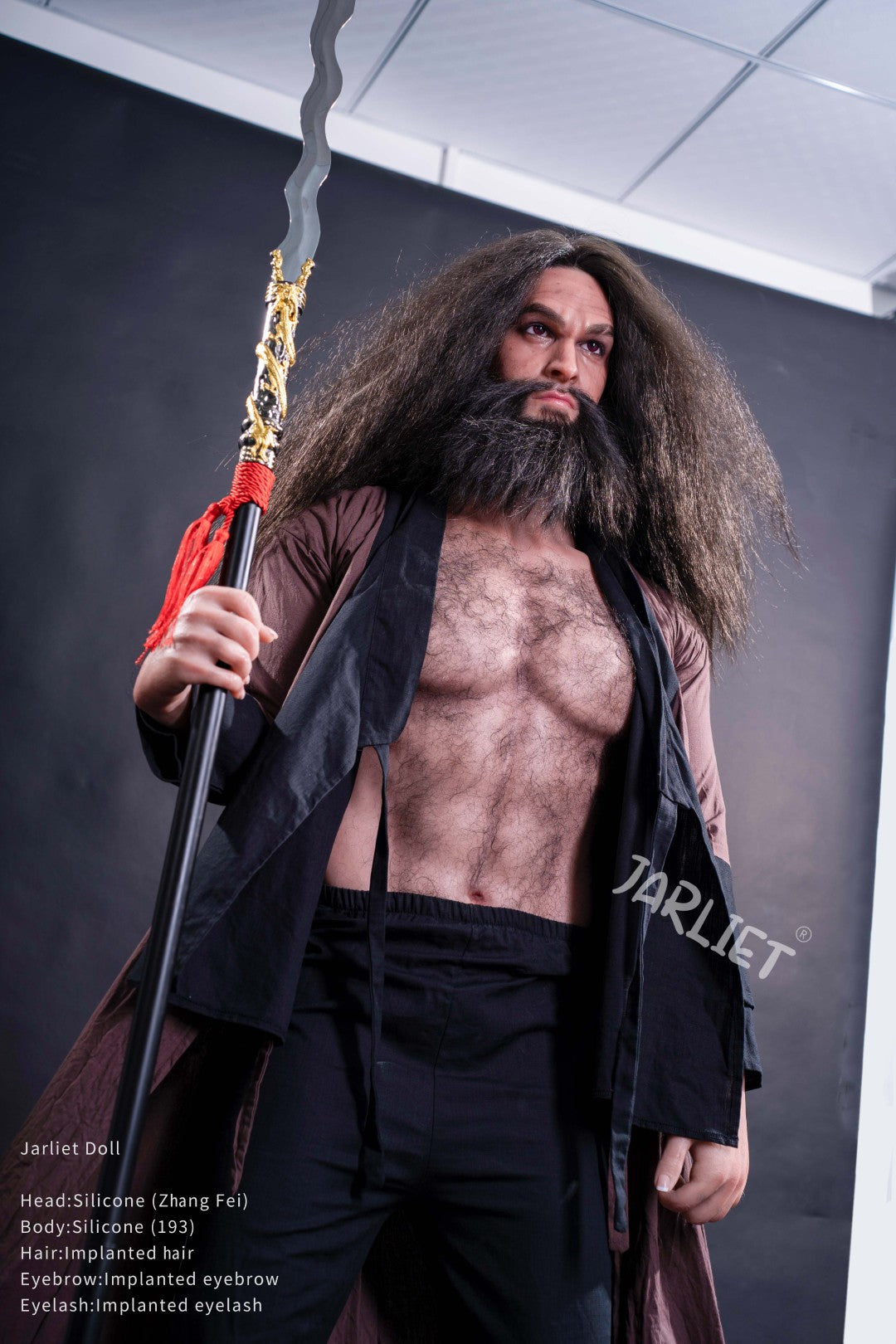 Vyriška sekso lėlė Zhang Fei (Jarliet 193cm silikoninis)