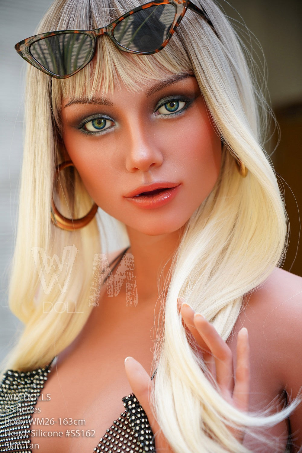 Angela Sex Doll (WM-Doll 163 cm D puodelis # SS162 TPE + silikonas)