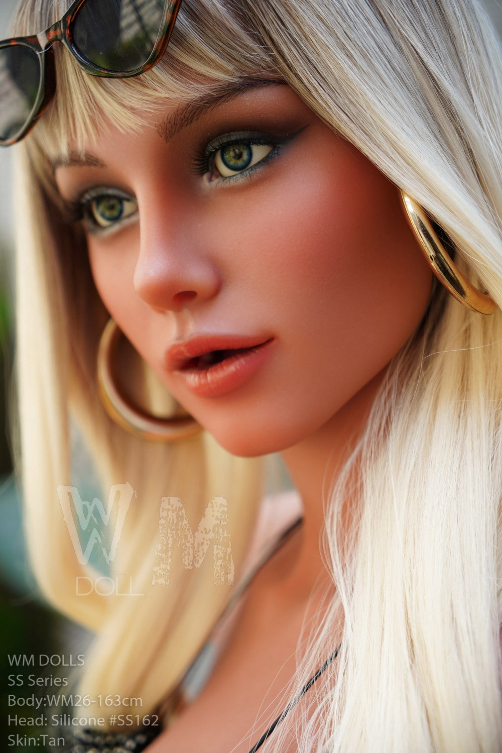 Angela Sex Doll (WM-Doll 163 cm D puodelis # SS162 TPE + silikonas)