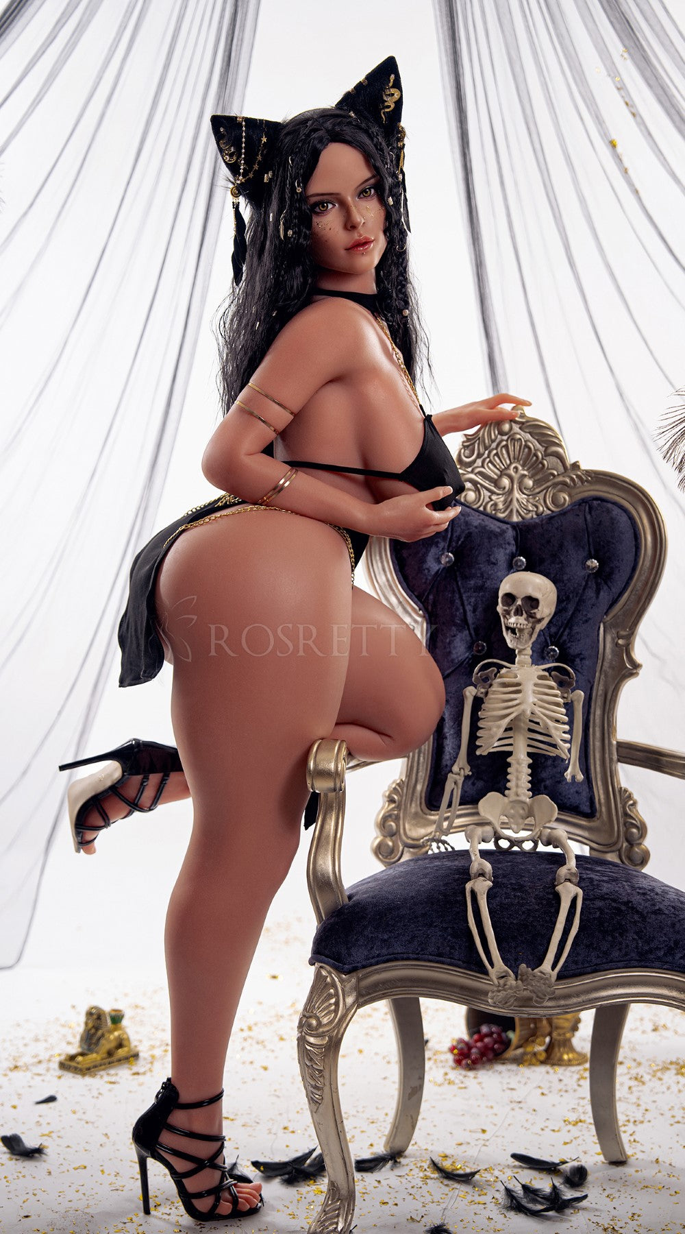 Sekso lėlė Hebbe (Rosretty Doll 156 cm D-Cup #S17 silikonas)