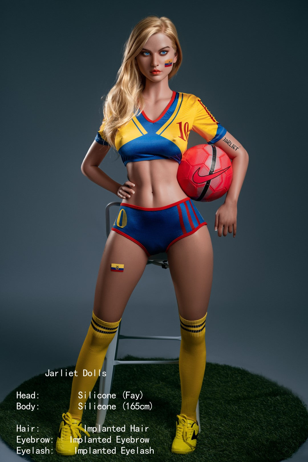 Sekso lėlė Fay (Jarliet 165 cm C-Cup silikoninis)