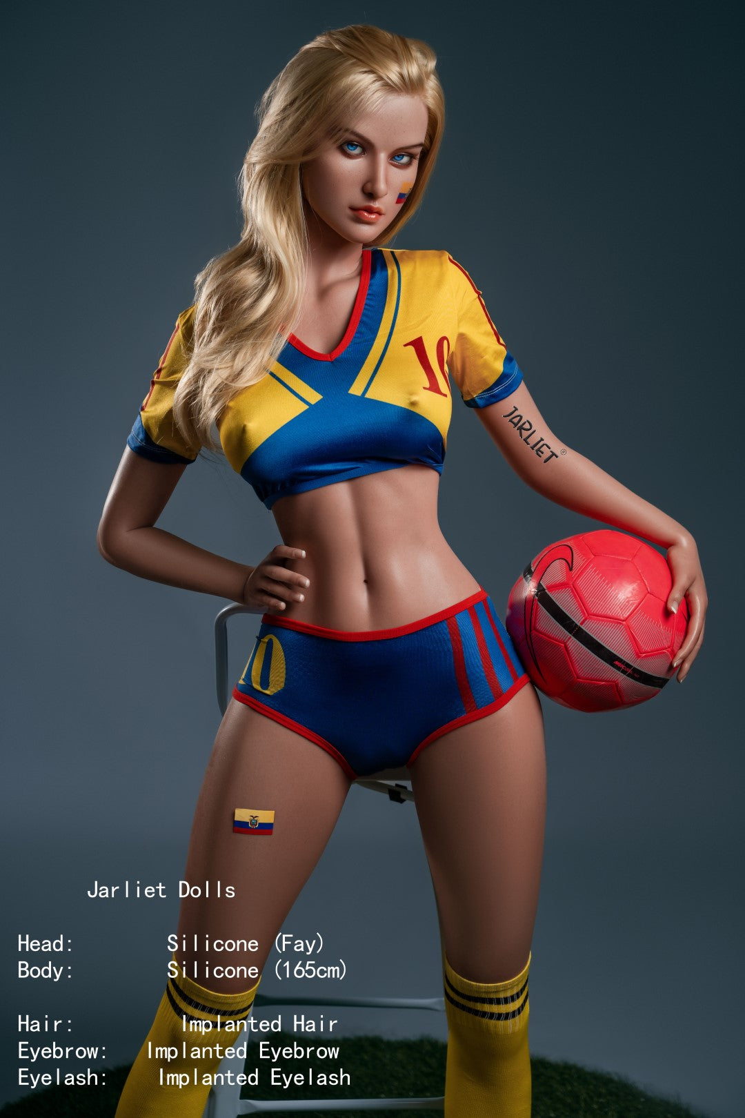 Sekso lėlė Fay (Jarliet 165 cm C-Cup silikoninis)