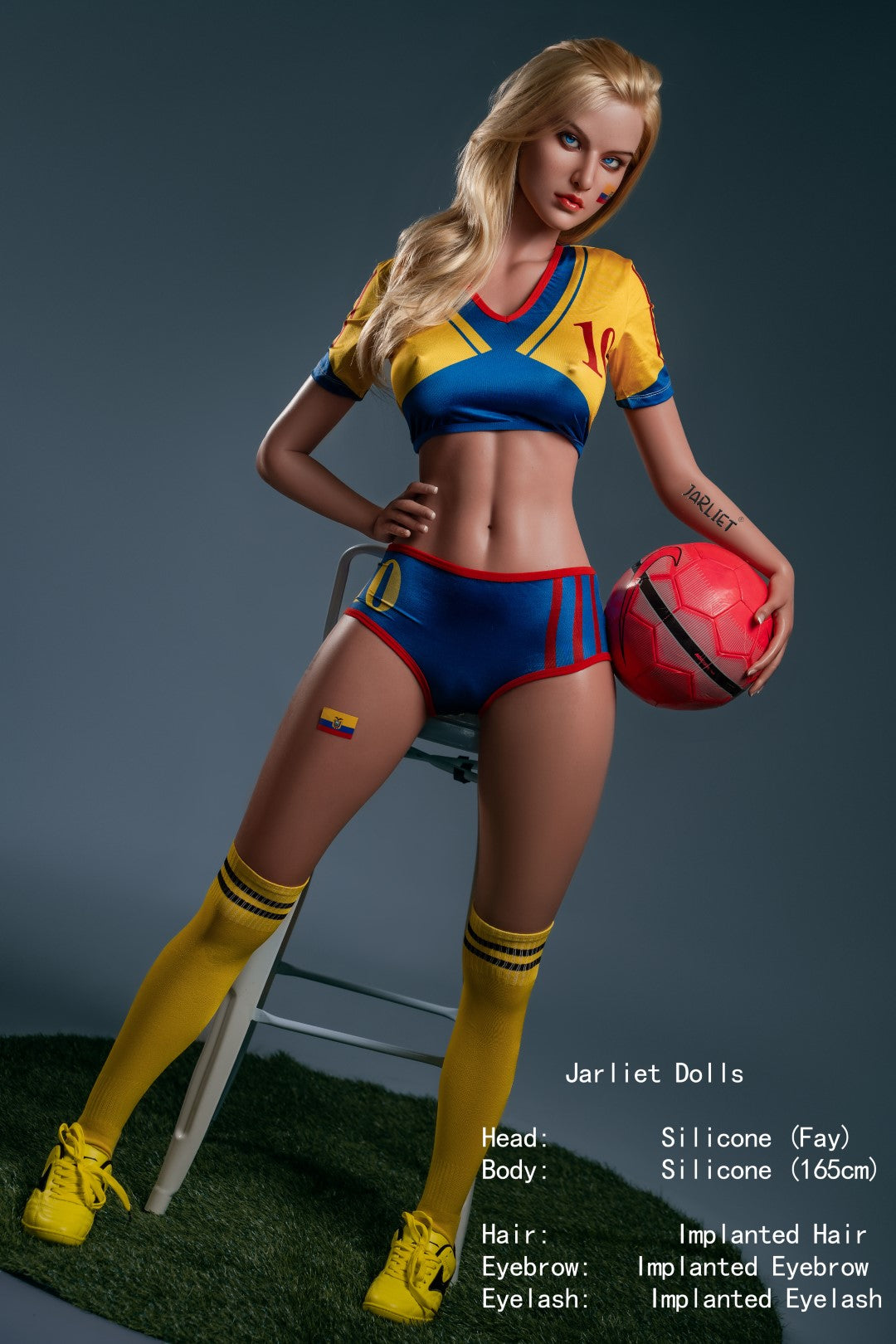 Sekso lėlė Fay (Jarliet 165 cm C-Cup silikoninis)
