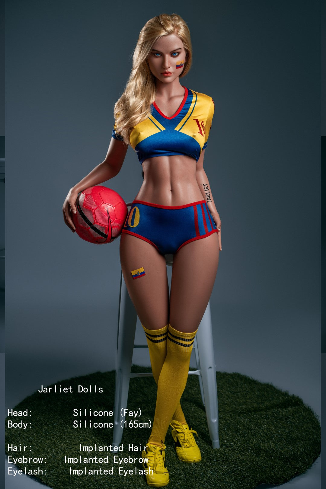 Sekso lėlė Fay (Jarliet 165 cm C-Cup silikoninis)