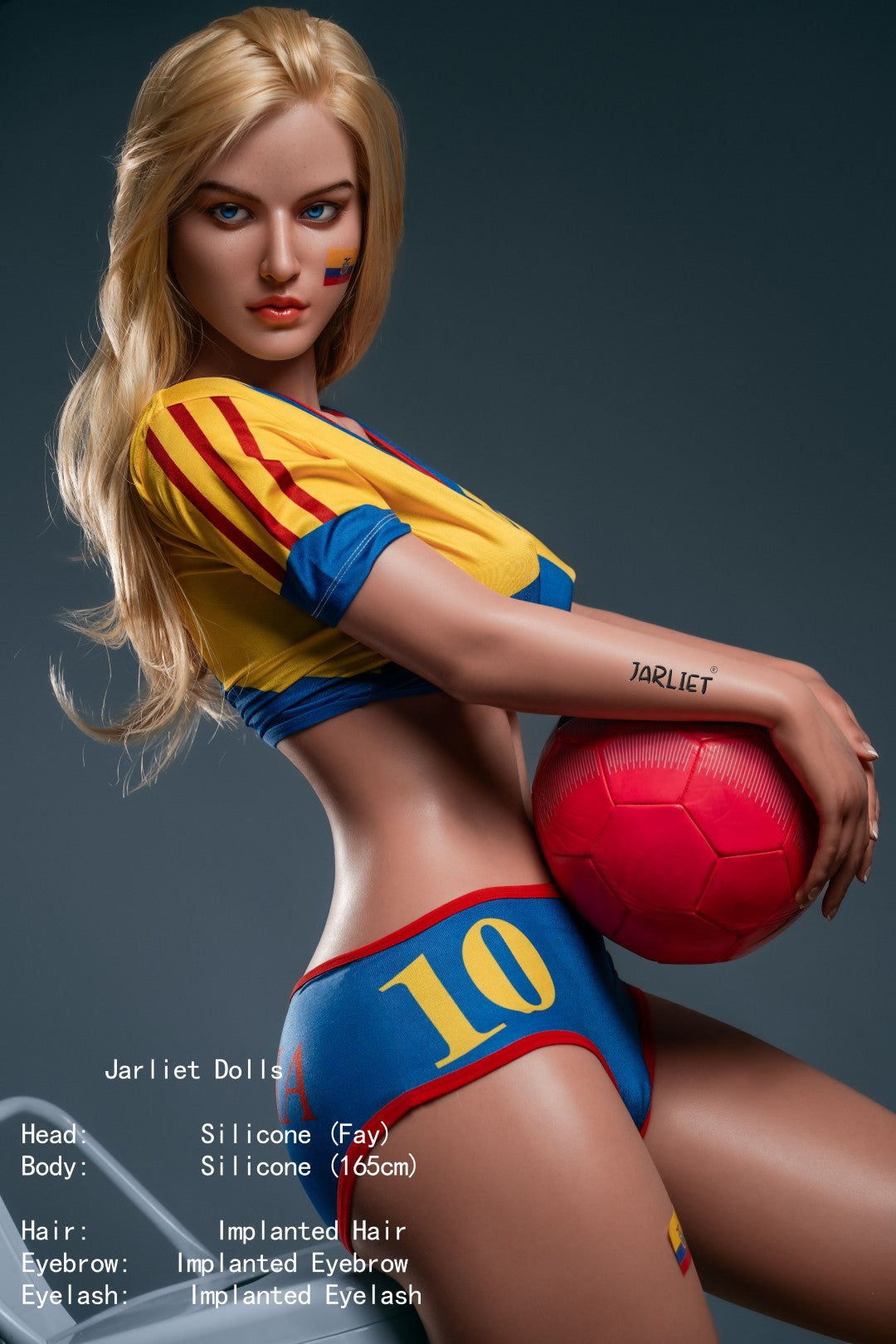 Sekso lėlė Fay (Jarliet 165 cm C-Cup silikoninis)
