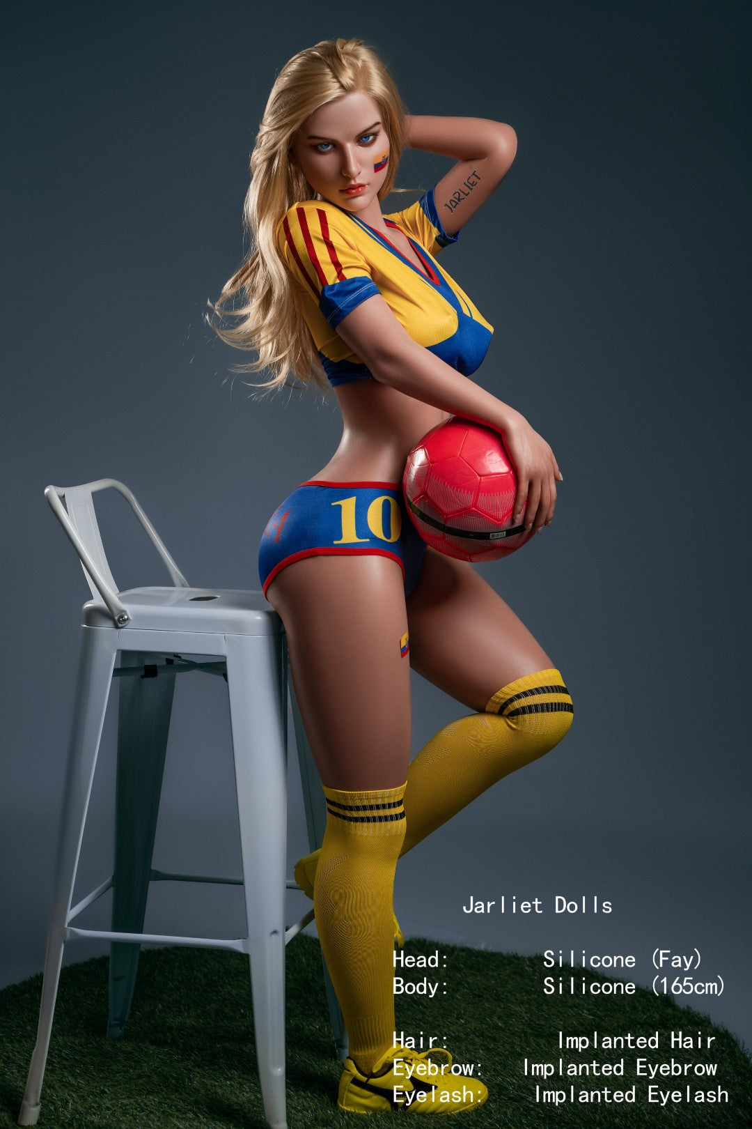 Sekso lėlė Fay (Jarliet 165 cm C-Cup silikoninis)